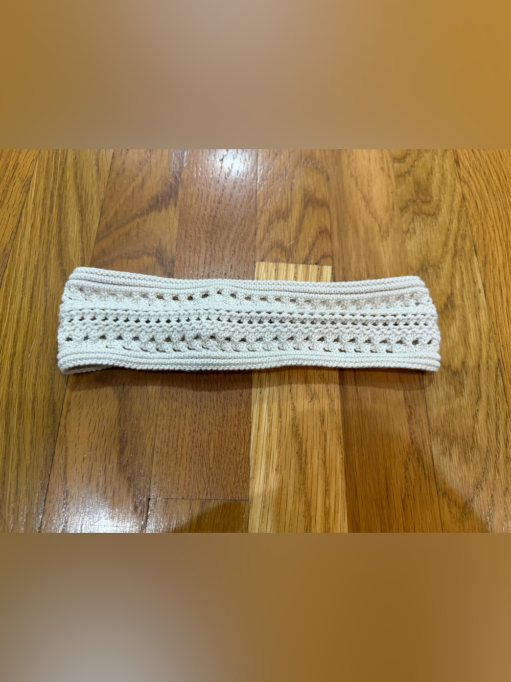 Lululemon Cotton Crochet Headband - Cream